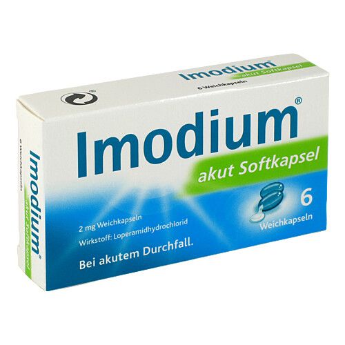 IMODIUM akut Softkapseln, 6 Stk., Johnson & Johnson GmbH
