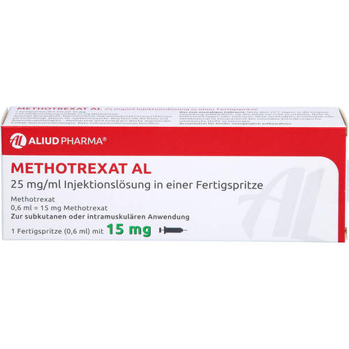 Methotrexat AL 15 (25 mg/ml) Inj.Lsg.i.e.FER, 1x0,6 ml, Aliud Pharma GmbH