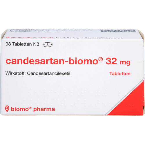 candesartan-biomo 32mg Tabletten, 98 ST, Biomo Pharma GmbH