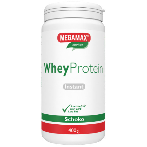 WheyProtein Lactosefrei Schoko, 400 g, Megamax B.V.