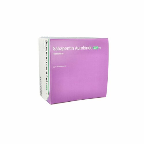 Gabapentin Aurobindo 600mg Filmtabletten, 200 Stk., PUREN Pharma GmbH & Co. KG