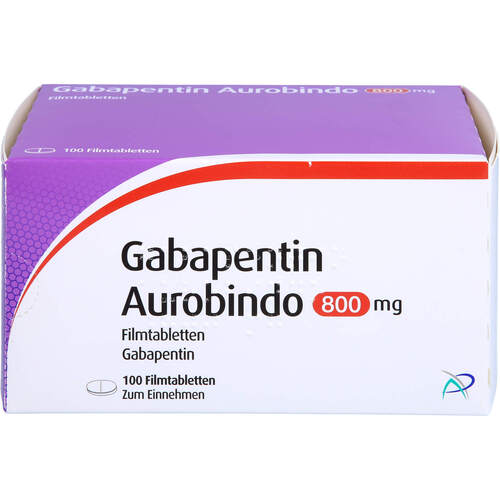 Gabapentin Aurobindo 800mg Filmtabletten, 100 ST, PUREN Pharma GmbH & Co. KG