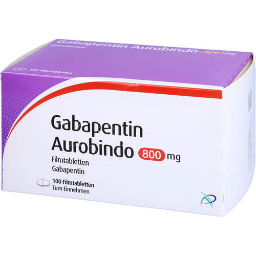 Gabapentin Aurobindo 800mg Filmtabletten, 100 Stk., PUREN Pharma GmbH & Co. KG