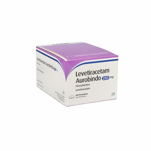 Levetiracetam Aurobindo 250 mg Filmtabletten, 200 Stk., PUREN Pharma GmbH & Co. KG