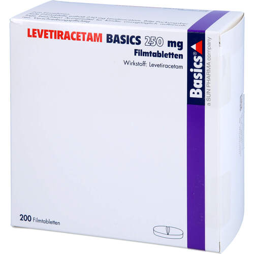 LEVETIRACETAM BASICS 250mg Filmtabletten, 200 ST, Basics GmbH