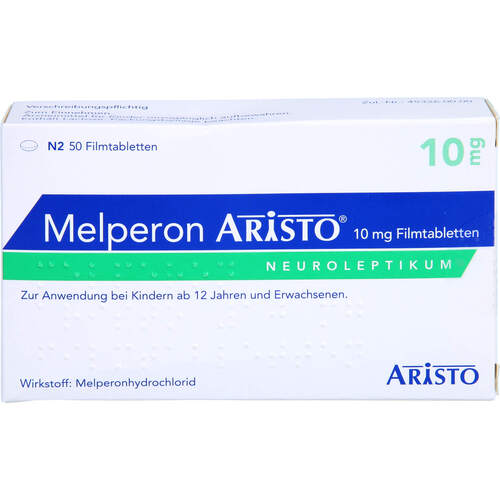 Melperon Aristo 10mg Filmtabletten, 50 Stk., Aristo Pharma GmbH