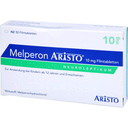 Melperon Aristo 10mg Filmtabletten, 50 Stk., Aristo Pharma GmbH
