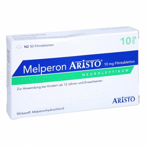 Melperon Aristo 10mg Filmtabletten, 50 Stk., Aristo Pharma GmbH