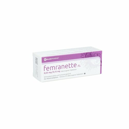 FEMRANETTE AL 0.03MG/0.15MG überzogene Tabletten, 6x21 Stk., Aliud Pharma GmbH