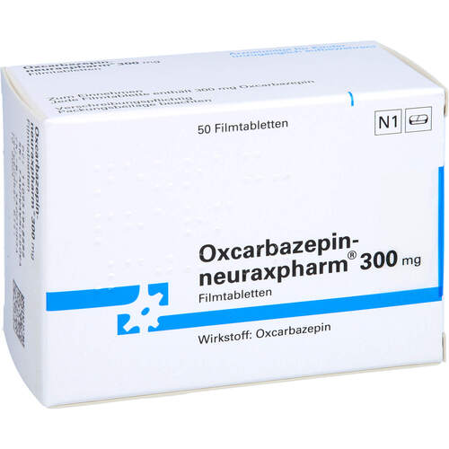 Oxcarbazepin-neuraxpharm 300 mg, 50 ST, neuraxpharm Arzneimittel GmbH