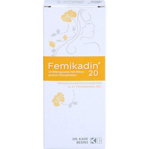 Femikadin 20, 3X21 ST, Besins Healthcare Germany GmbH