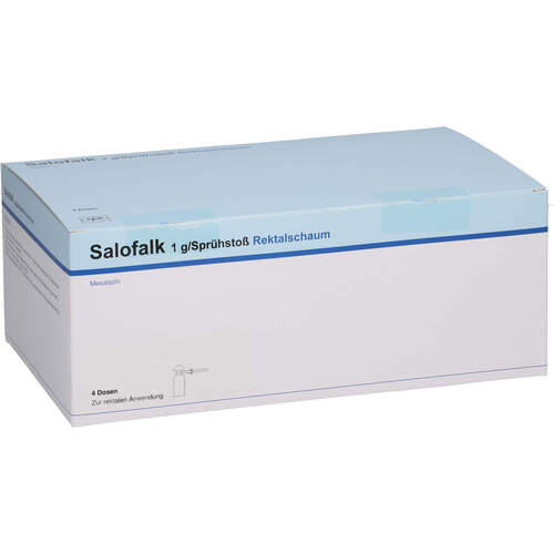 Salofalk 1g Rektalschaum 4x14Huebe, 4x80 g, kohlpharma GmbH
