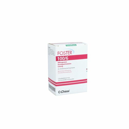 Foster 100/6ug 120 Hübe, 2 ST, Eurimpharm Arzneimittel GmbH