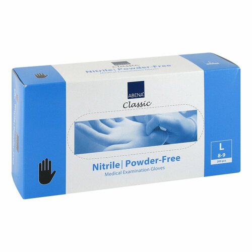 Nitril-Handschuhe puderfrei schwarz Large, 200 ST, Abena GmbH