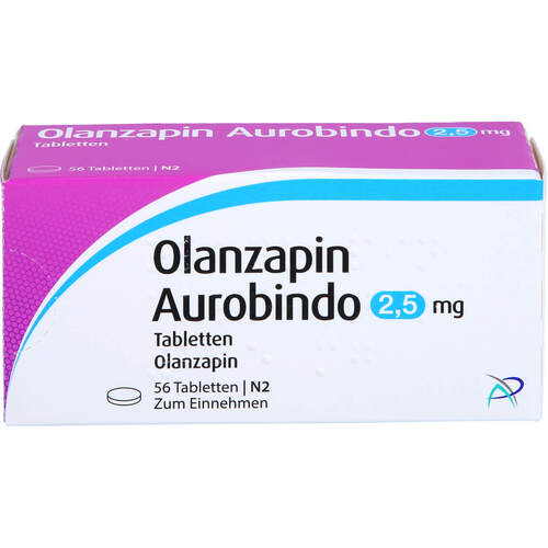 Olanzapin Aurobindo 2.5mg Tabletten, 56 Stk., PUREN Pharma GmbH & Co. KG