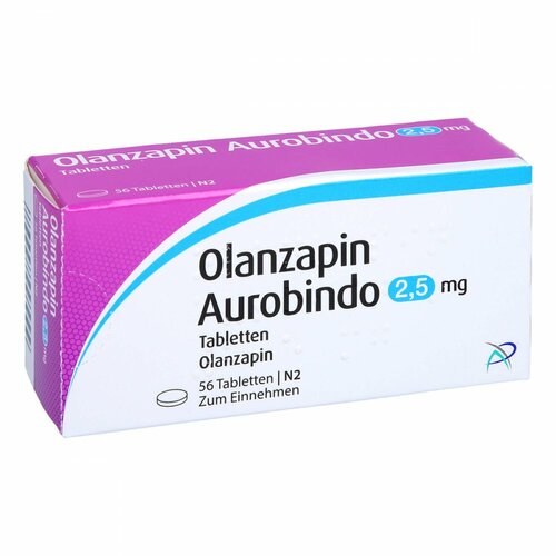 Olanzapin Aurobindo 2.5mg Tabletten, 56 ST, PUREN Pharma GmbH & Co. KG