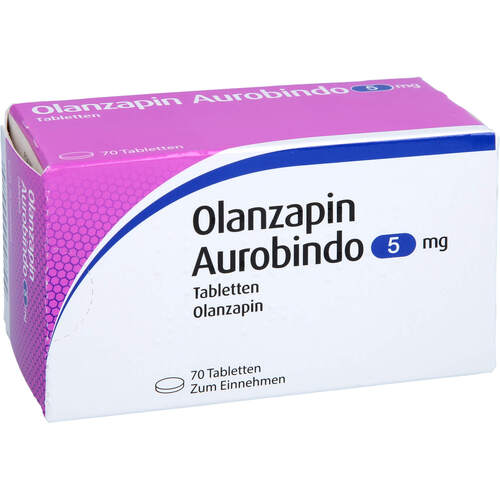 Olanzapin Aurobindo 5mg Tabletten, 70 Stk., PUREN Pharma GmbH & Co. KG