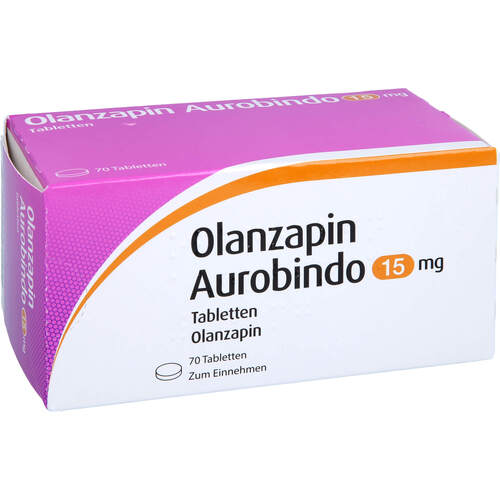 Olanzapin Aurobindo 15mg Tabletten, 70 ST, PUREN Pharma GmbH & Co. KG