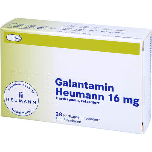 Galantamin Heumann 16 mg Hartkapseln retardiert, 28 Stk., Heumann Pharma GmbH & Co. Generica KG