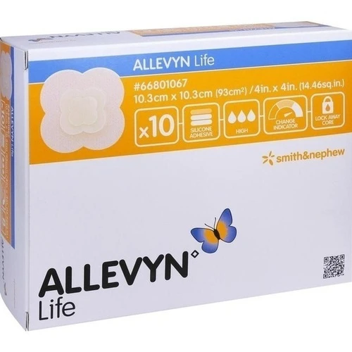 ALLEVYN LIFE 10.3x10.3cm, 10 Stk., Smith & Nephew GmbH