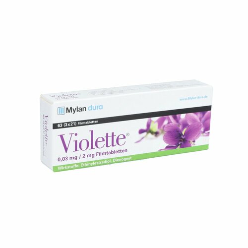 Violette 0.03mg/2mg Filmtablette, 63 Stk., Exeltis Germany GmbH