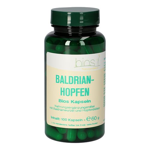 Baldrian-Hopfen Bios Kapseln, 100 Stk., Bios Medical Services