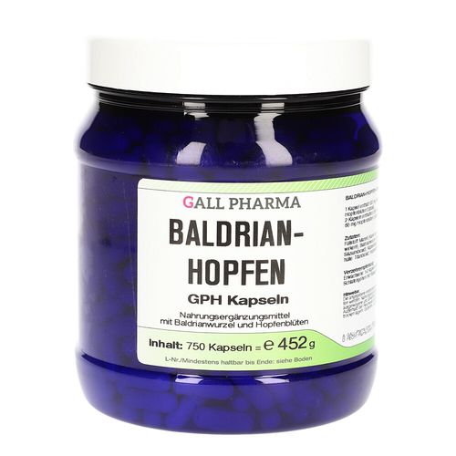 Baldrian-Hopfen GPH Kapseln, 750 Stk., Hecht-Pharma GmbH