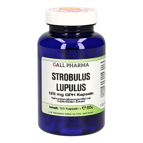 Strobulus Lupulus 125 mg GPH Kapseln, 120 Stk., Hecht-Pharma GmbH