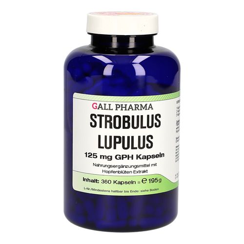 Strobulus Lupulus 125 mg GPH Kapseln, 360 Stk., Hecht-Pharma GmbH