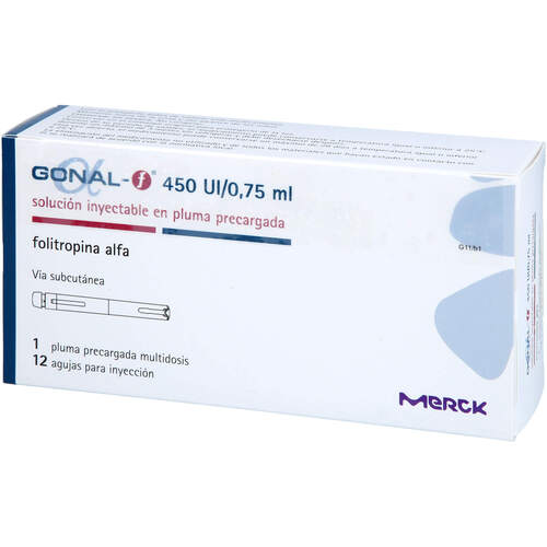 Gonal-F 450I.E./0.75ml 33Mikrogramm/0.75ml Fer.Pen, 1 Stk., Axicorp Pharma B.V.