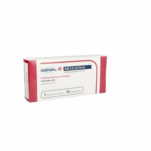 Gonal-F 450I.E./0.75ml 33Mikrogramm/0.75ml Fer.Pen, 1 Stk., Axicorp Pharma B.V.