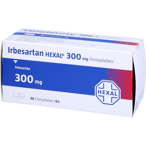 Irbesartan HEXAL 300mg Ftb., 98 Stk., HEXAL AG