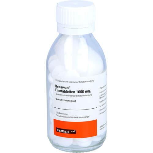 REKAWAN Filmtabletten 1000 mg, 100 Stk., Esteve Pharmaceuticals GmbH