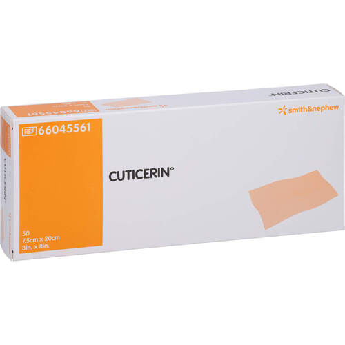 CUTICERIN 7.5x20cm Gaze m.Salbenbeschichtung, 50 Stk., Aca Müller/Adag Pharma AG