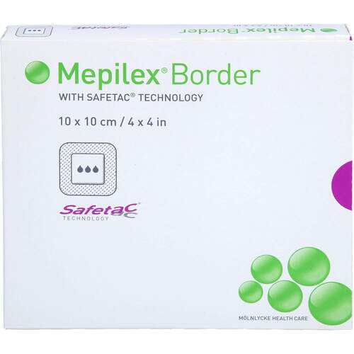 MEPILEX Border Schaumverband 10x10cm, 5 Stk., Aca Müller/Adag Pharma AG