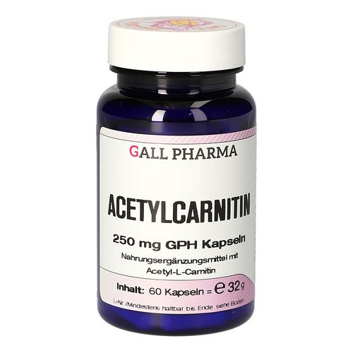 Acetylcarnitin 250mg GPH Kapseln, 60 Stk., Hecht-Pharma GmbH