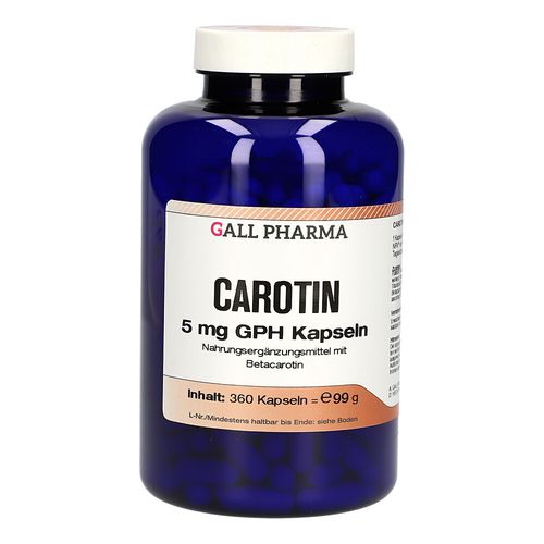 Carotin 5mg GPH Kapseln, 360 Stk., Hecht-Pharma GmbH