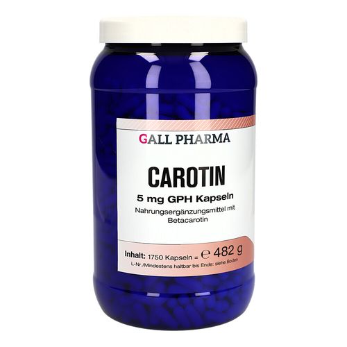 Carotin 5mg GPH Kapseln, 1750 Stk., Hecht-Pharma GmbH