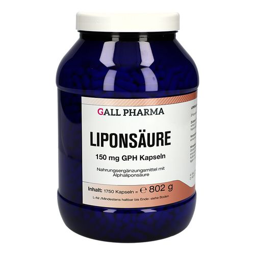Liponsäure 150mg GPH Kapseln, 1750 Stk., Hecht-Pharma GmbH