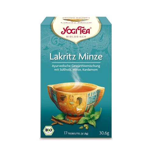 Yogi Tea Lakritz Minze Bio, 17x1,8 g, YOGI TEA GmbH