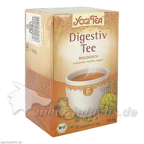 YOGI TEA Digestiv Bio Filterbeutel, 17x1,8 g, Taoasis GmbH Natur Duft Manufaktur