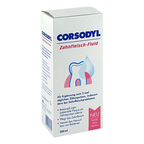 CORSODYL Zahnfleisch-Fluid, 300 ml, GlaxoSmithKline Consumer Healthcare GmbH & Co. KG