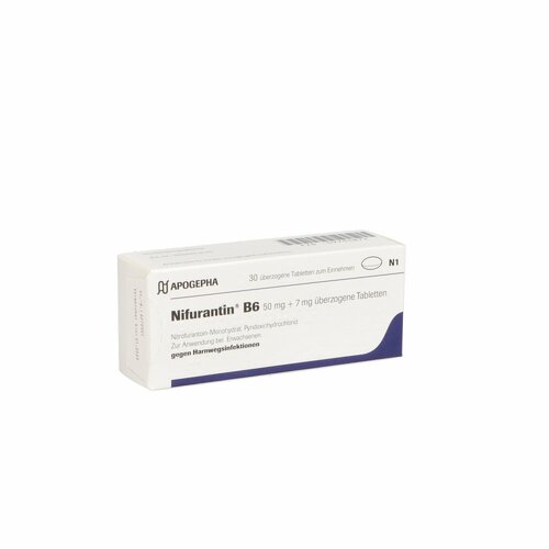 NIFURANTIN B 6, 30 Stk., Apogepha Arzneimittel GmbH