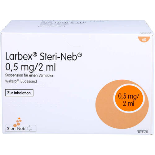 Larbex 0.5 mg/2 ml Steri-Neb Susp.f.Vernebler, 60x2 ml, TEVA GmbH