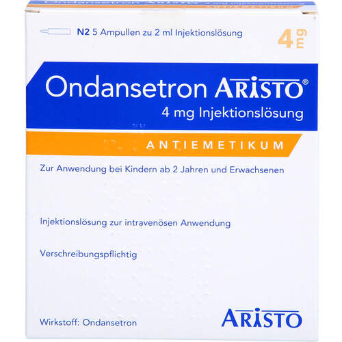 Ondansetron Aristo 4mg Injektionslösung, 5 Stk., Aristo Pharma GmbH
