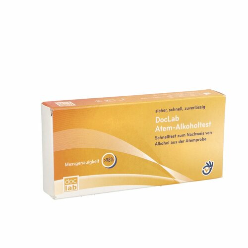 Alkoholtest Atem 0.20 0/00 0.20mg/l, 2 Stk., Doclab GmbH
