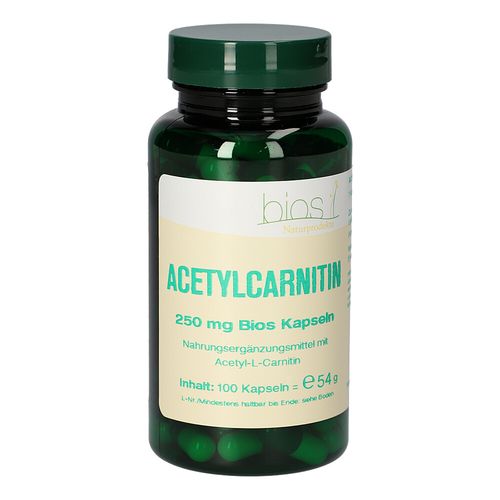 Acetylcarnitin 250mg Bios Kapseln, 100 Stk., Bios Medical Services
