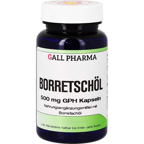 Borretschöl 500mg GPH Kapseln, 30 Stk., Hecht-Pharma GmbH