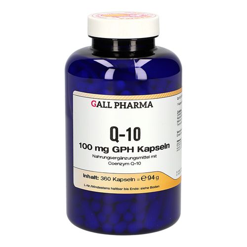Q-10 100mg GPH Kapseln, 360 Stk., Hecht-Pharma GmbH