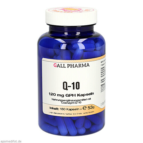 Q-10 120mg GPH Kapseln, 180 Stk., Hecht-Pharma GmbH